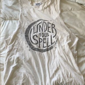 under your spell muscle tee